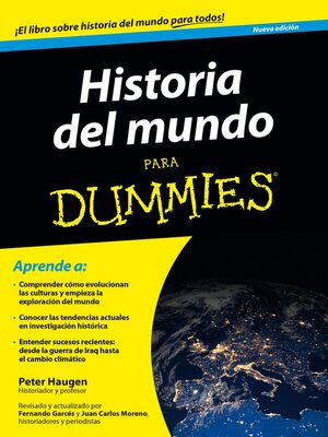 cover image of Historia del mundo para Dummies